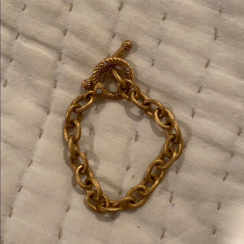 Jay Strongwater Gold Charm Bracelet
